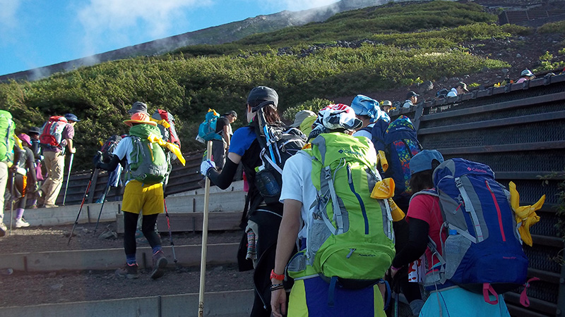 富士山の画像 高山病
