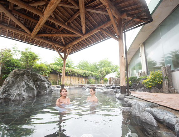 御殿場温泉 気楽坊 露天風呂