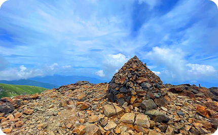 富士見岳（標高2817m）