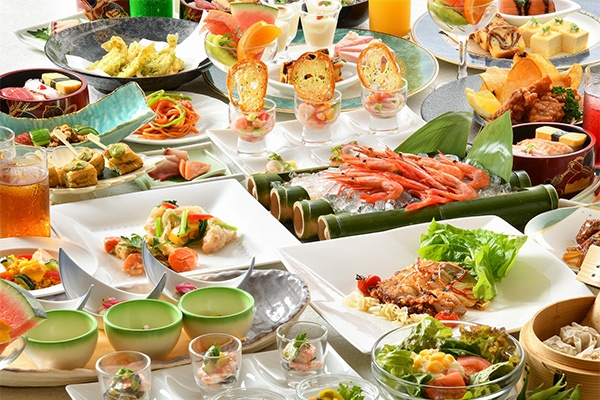 【食事】＜ホテルハーヴェストスキージャム勝山＞バイキングの一例