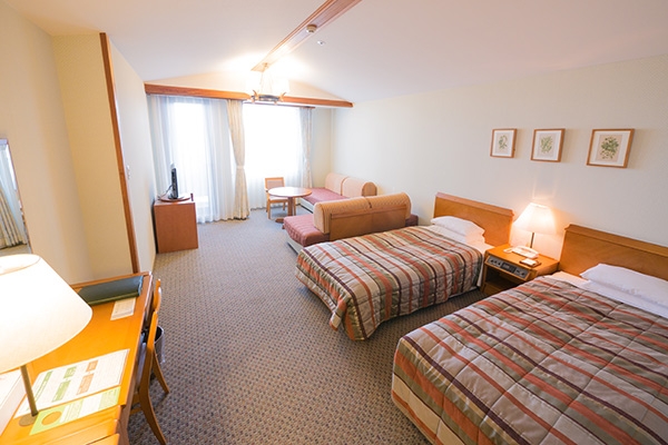 【部屋】＜ホテルハーヴェストスキージャム勝山＞洋室の一例