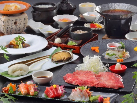 【食事】＜龍リゾート＆スパ＞龍リゾート会席の一例