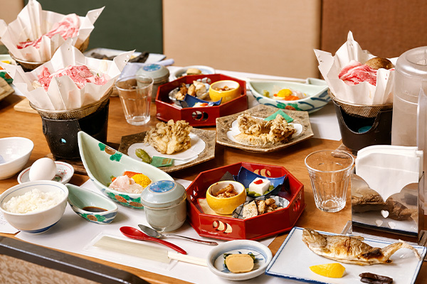 【食事】＜黒部サンバレーホテル＞和会席の一例