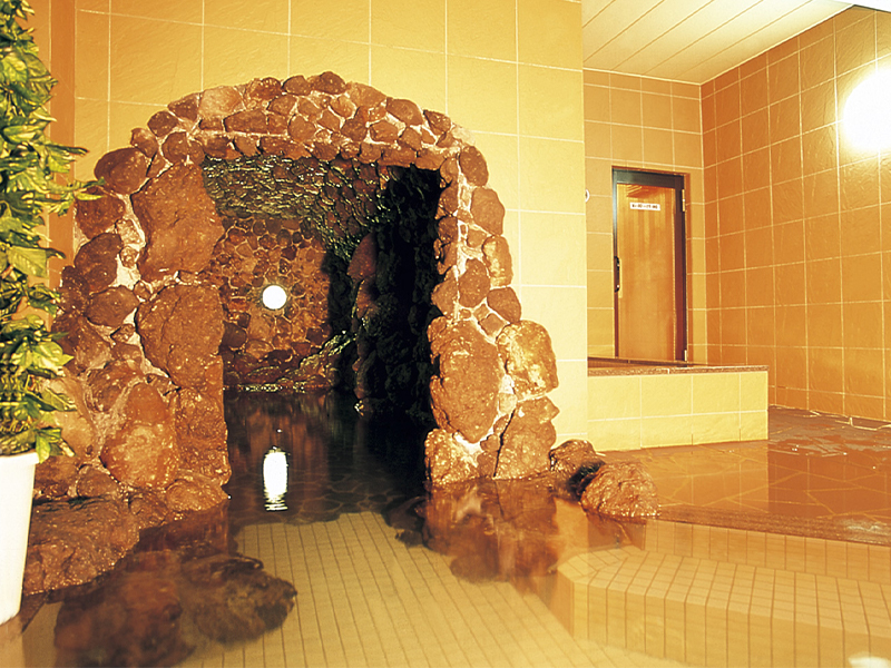 【風呂】＜菅平サンホテル＞洞窟風呂の一例1