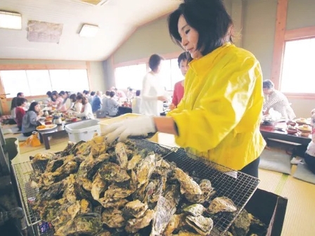 カキ食べ放題