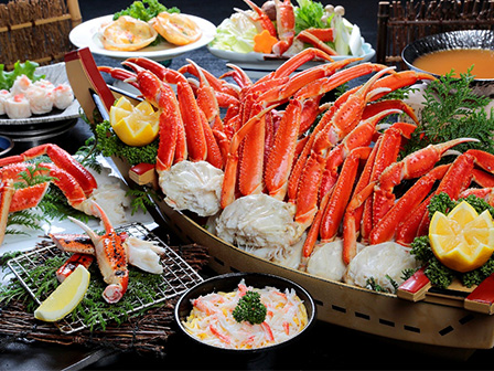 原田農園 蟹食べ放題　※イメージ