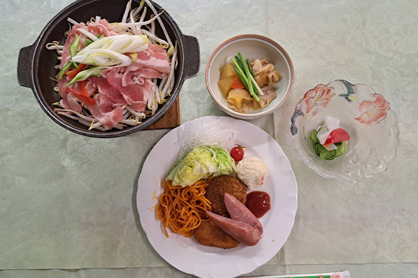 【食事】＜竜王プリンスホテル＞豚生姜焼き