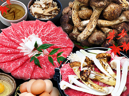 近江牛＆松茸すき焼き食べ放題