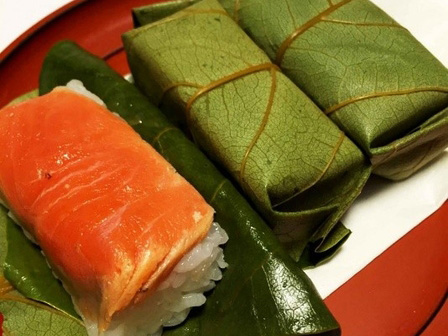 柿の葉ずし
