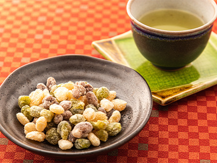 お茶菓子付・かぶせ茶試飲 ※イメージ