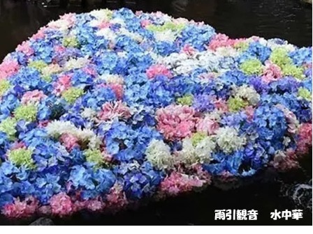 雨引観音水中華