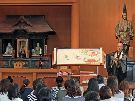 道成寺「絵とき説法」