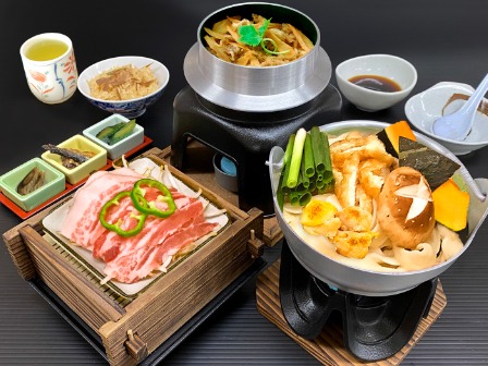 山梨ブランド肉食べ比べ御膳