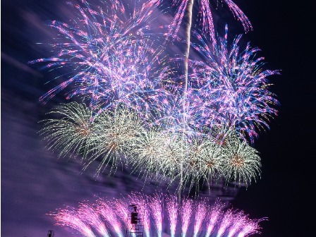 大洗海上花火大会1