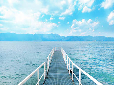 沖島／あの桟橋
