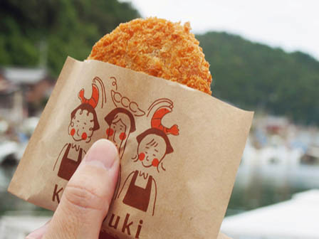 沖島名物！エビ豆コロッケ（イメージ）
