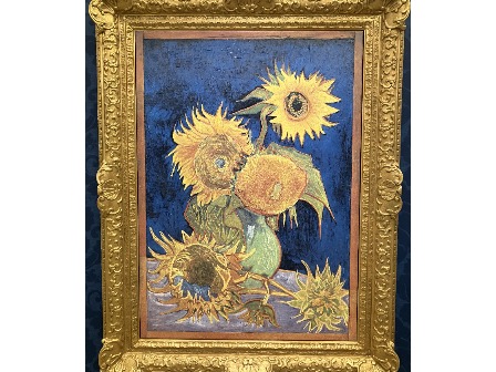 第二次世界大戦中に焼失した二度とみることの　　　　　　　　　　　できないゴッホの作品　通称『芦屋のヒマワリ』