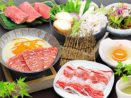 近江牛すき焼き＆近江牛すったて鍋