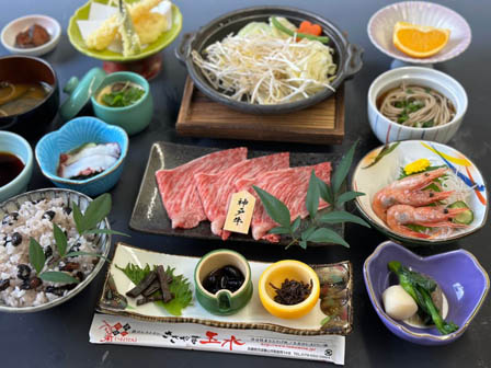 ささやま玉水「丹波満載御膳」※イメージ