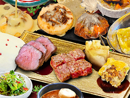 劇場型ライブダイニングで味わう近江牛づくしの鉄板焼きフルコース