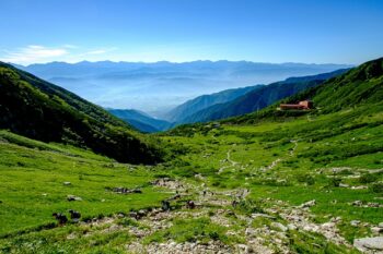 中央アルプス木曽駒ケ岳の風景