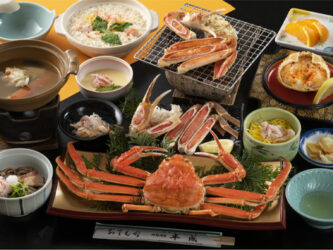 料理旅館平成（蟹2杯分使用の蟹御膳のご昼食）