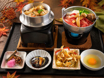 松茸の昼食